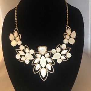 International concepts white necklace